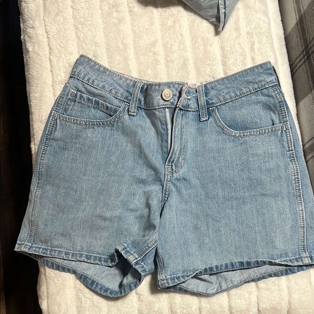 Hollister Blue Jean Shorts Classic Summer Style
